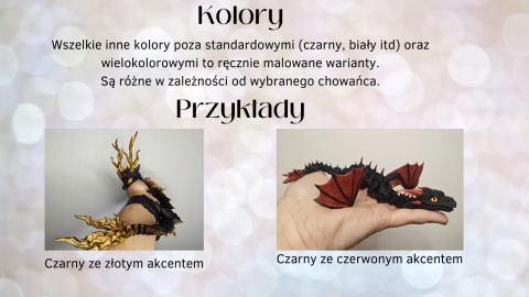 Duży ruchomy smok róża Duży ruchomy smok róża
