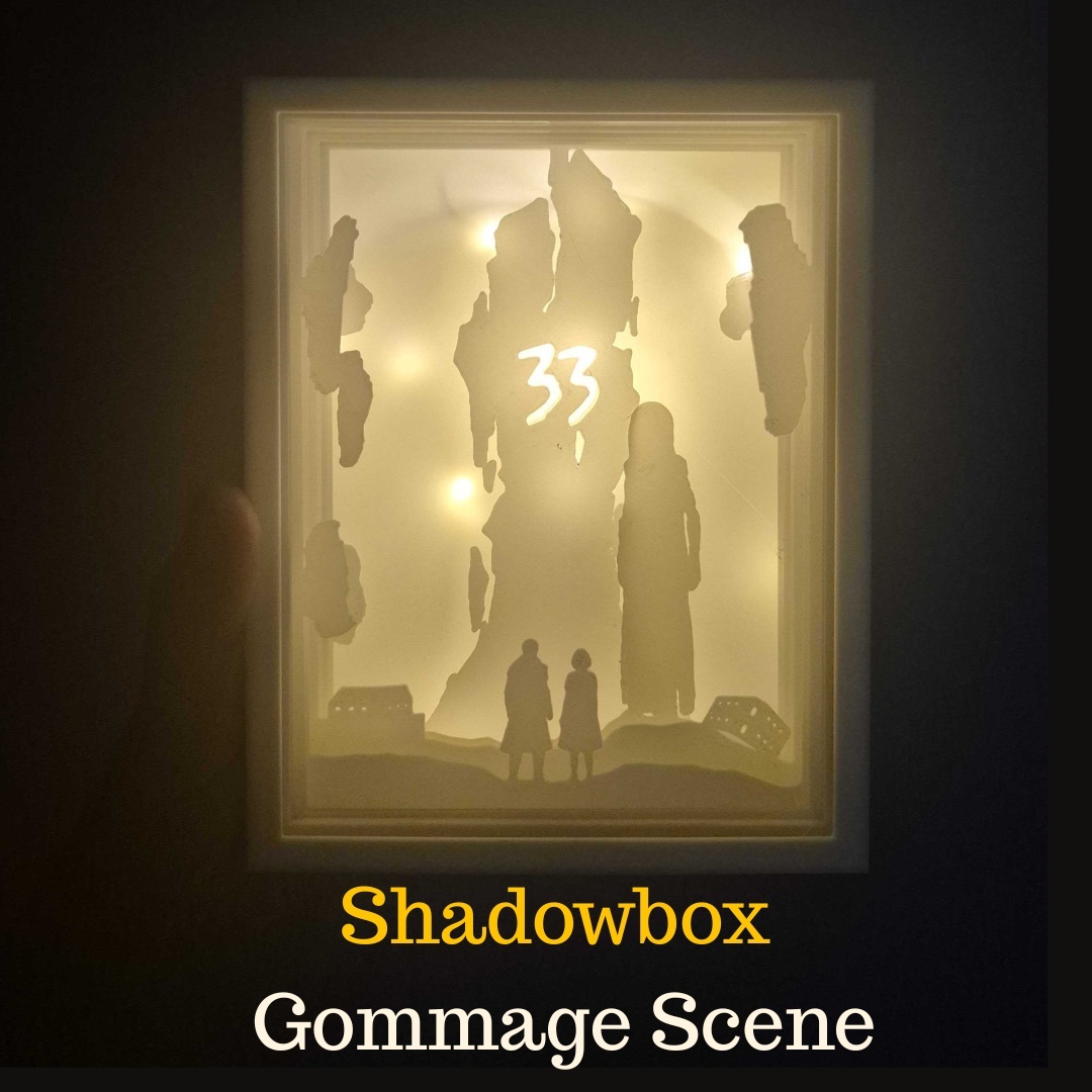shadowbox "the gommage" clair obscur: expedition 33 shadowbox "the gommage" clair obscur: expedition 33