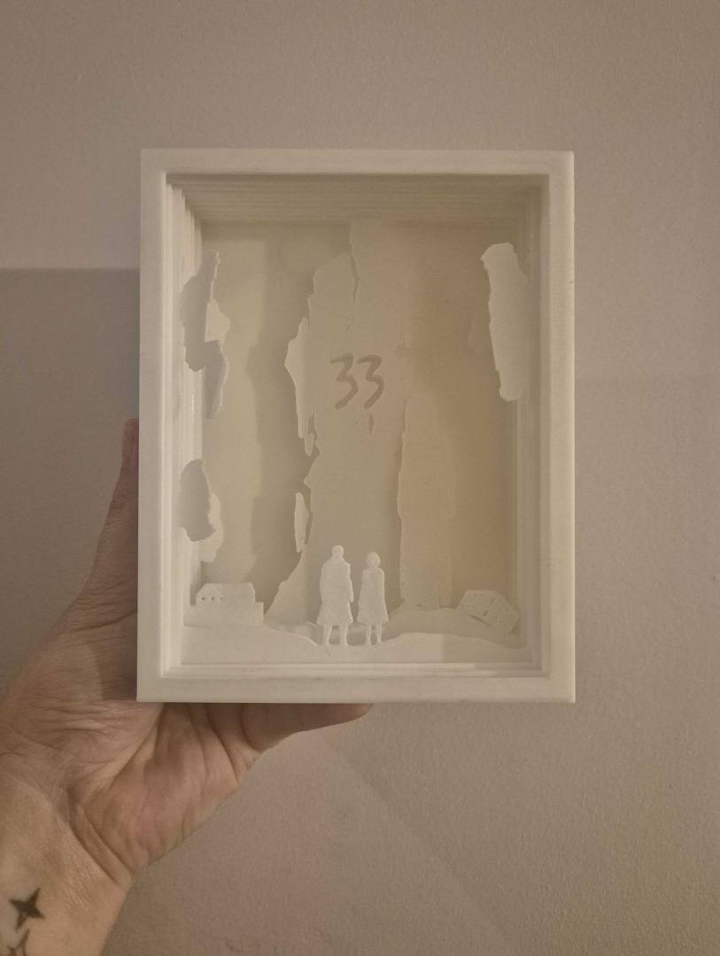 shadowbox "the gommage" clair obscur: expedition 33 shadowbox "the gommage" clair obscur: expedition 33