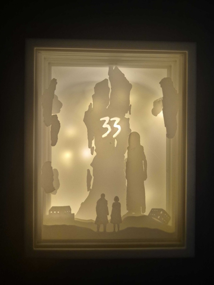 shadowbox "the gommage" clair obscur: expedition 33 shadowbox "the gommage" clair obscur: expedition 33