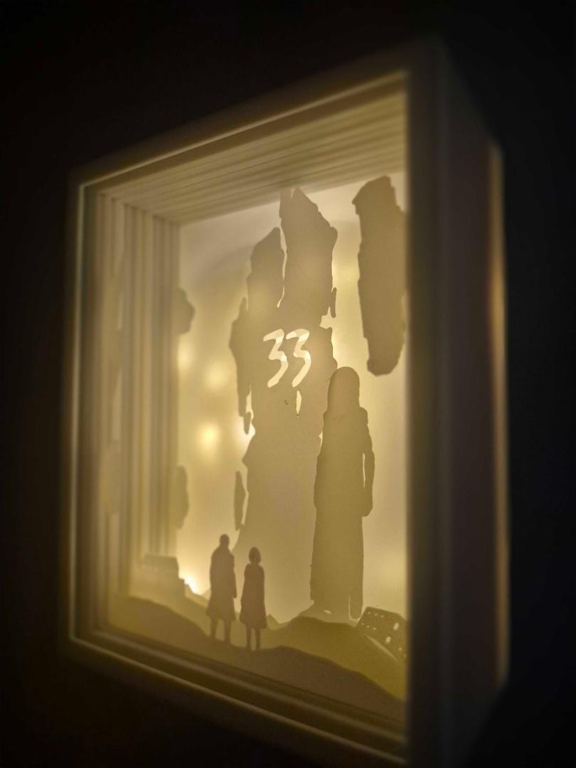 shadowbox "the gommage" clair obscur: expedition 33 shadowbox "the gommage" clair obscur: expedition 33