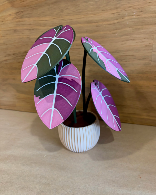 jewel alocasia roślina 3d z podkładkami pod kubki jewel alocasia roślina 3d z podkładkami pod kubki