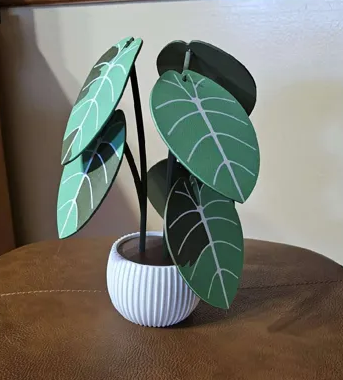 jewel alocasia roślina 3d z podkładkami pod kubki jewel alocasia roślina 3d z podkładkami pod kubki