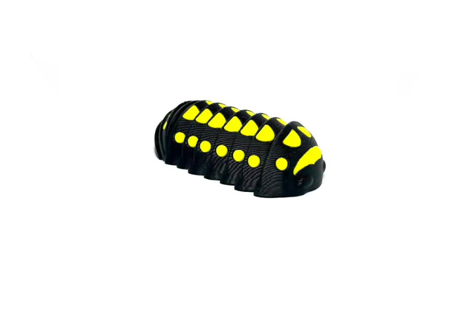 Izopod Armadillidium gestroi - zwijana figurka i brelok z druku 3D - obrazek 2