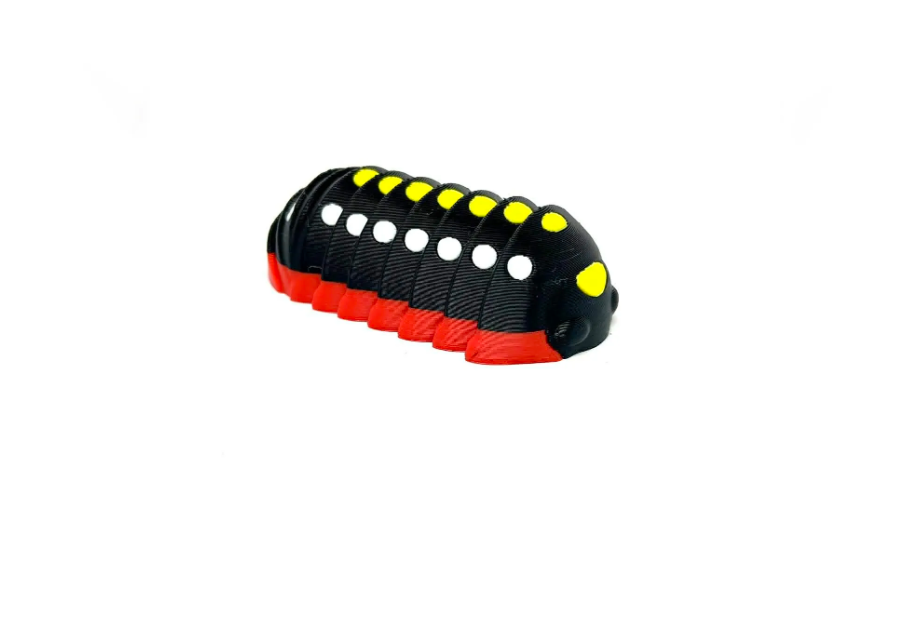 Izopod Armadillidium klugii Montenegro - zwijana figurka i brelok z druku 3D - obrazek 2