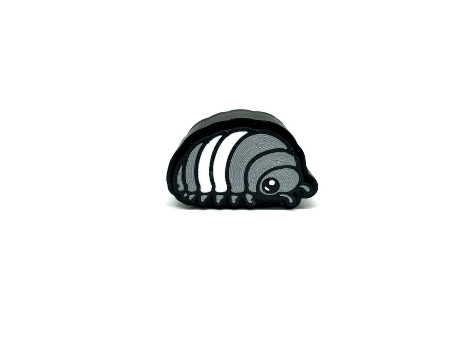 Clicker izopod Cubaris Panda King - klikająca zabawka i brelok z druku 3D
