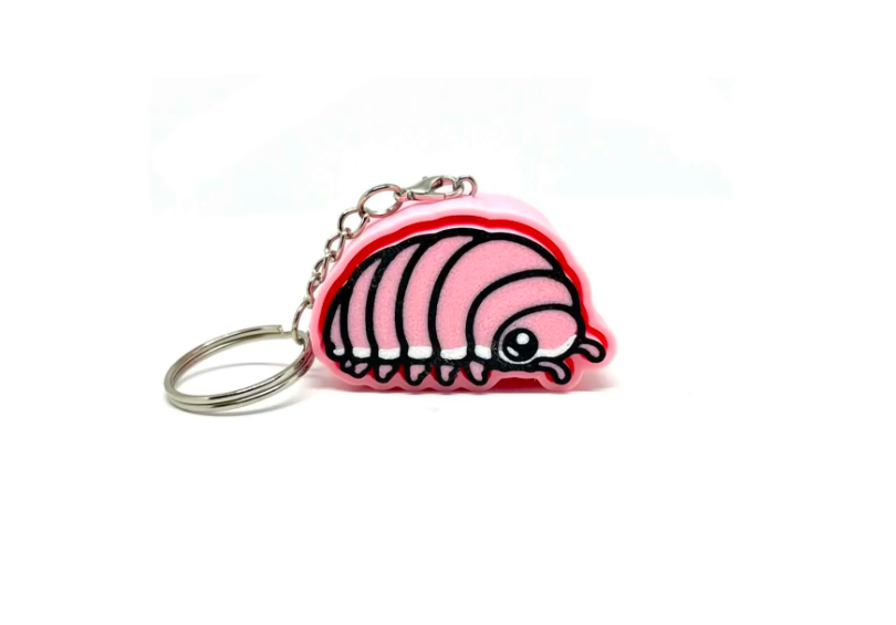 Clicker izopod Cubaris Cherry Blossom - klikająca zabawka i brelok z druku 3D